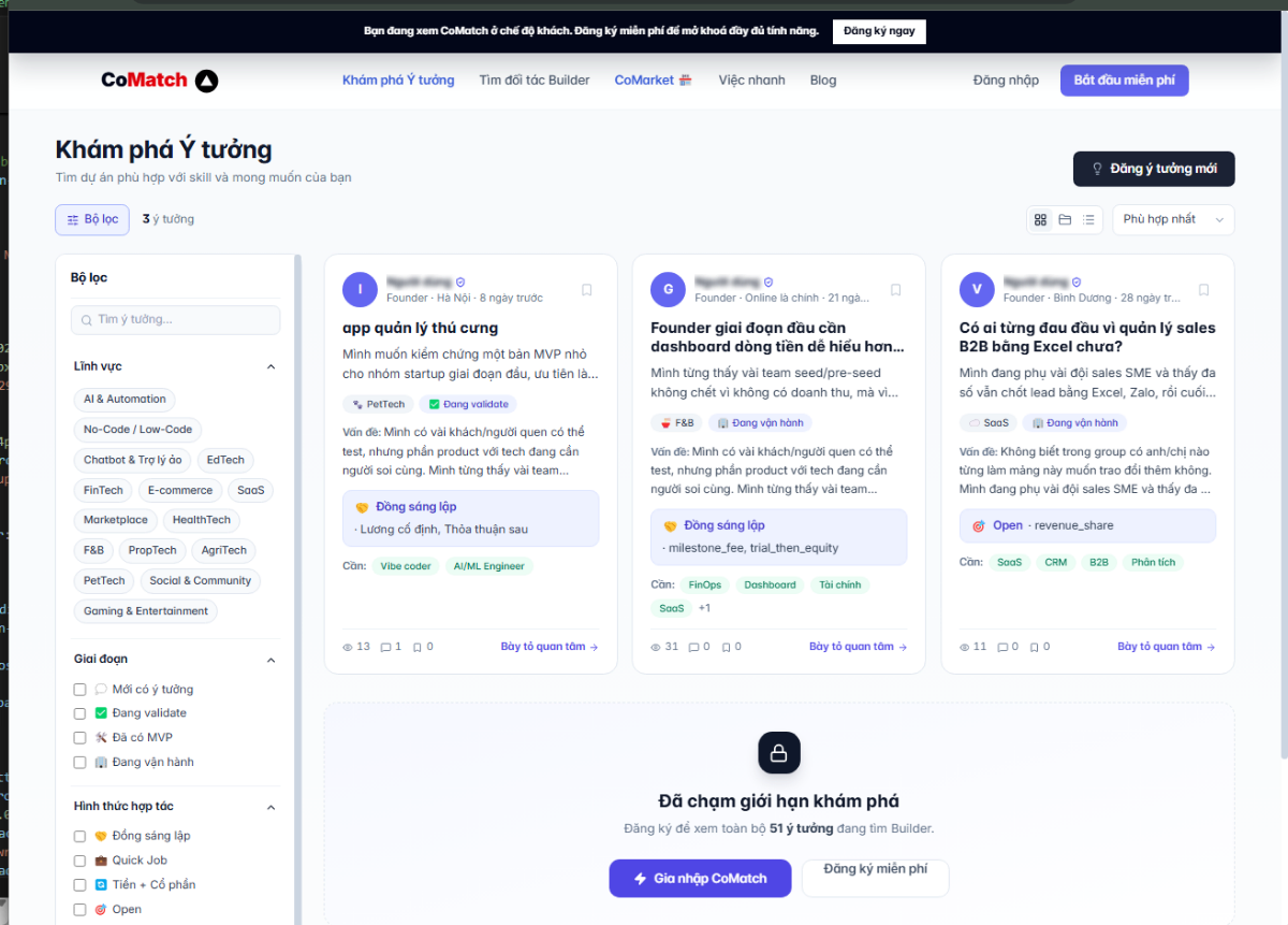 CoMatch screenshot
