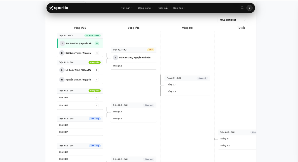 Sportix screenshot