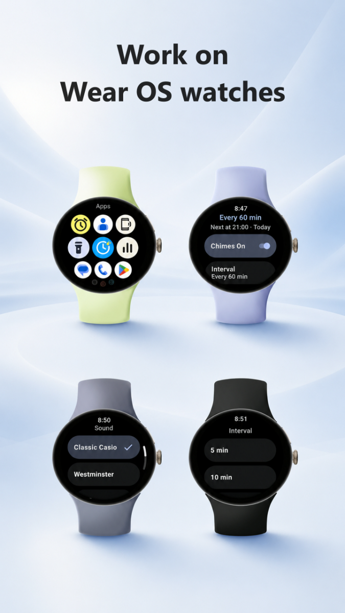 Hourly Chime: Custom Interval screenshot
