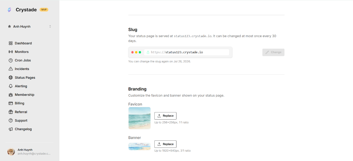 Crystade screenshot