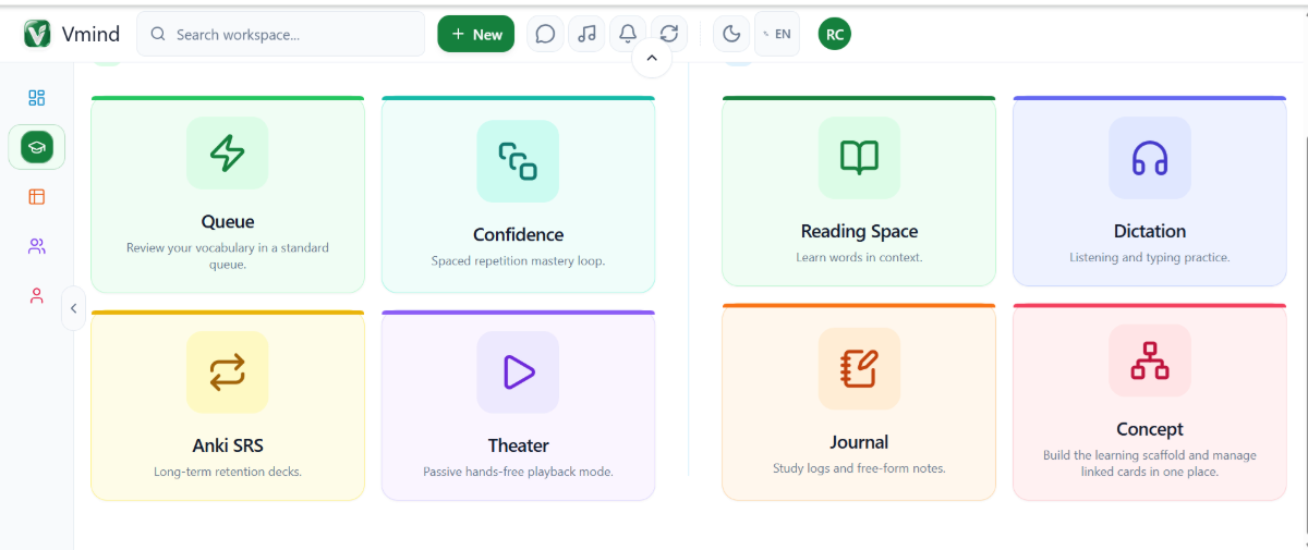 Vmind screenshot
