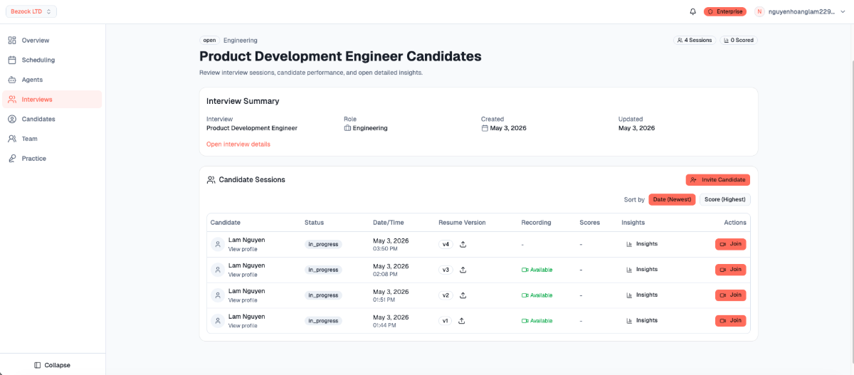 Bringtable screenshot