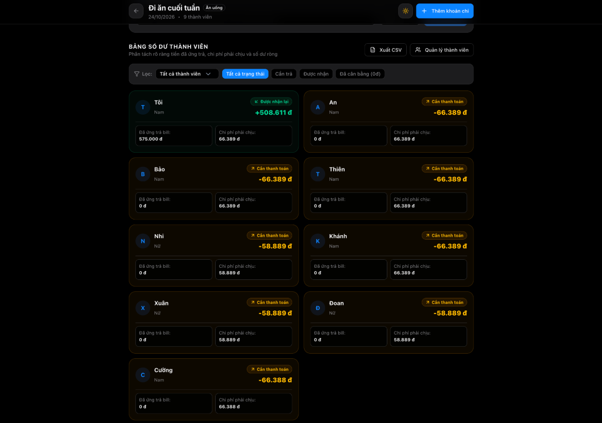 Diaty Split Bills screenshot