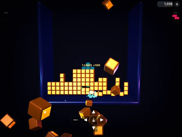 Lunar Block - Teris 3D screenshot