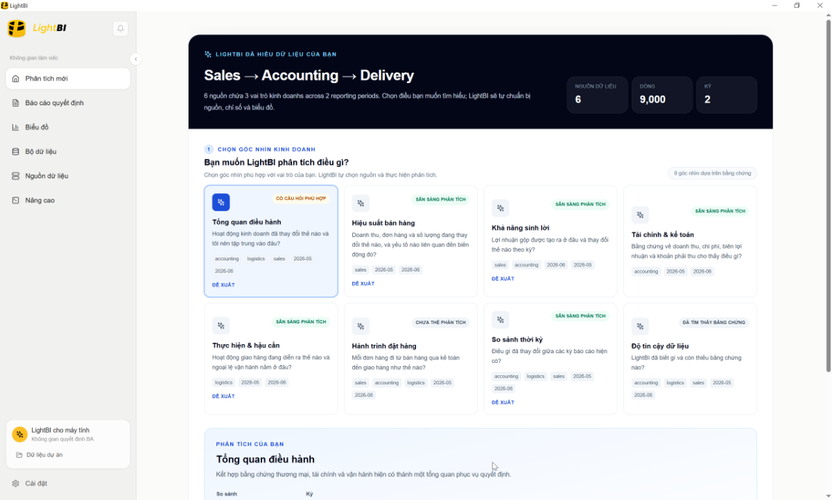 LightBI screenshot