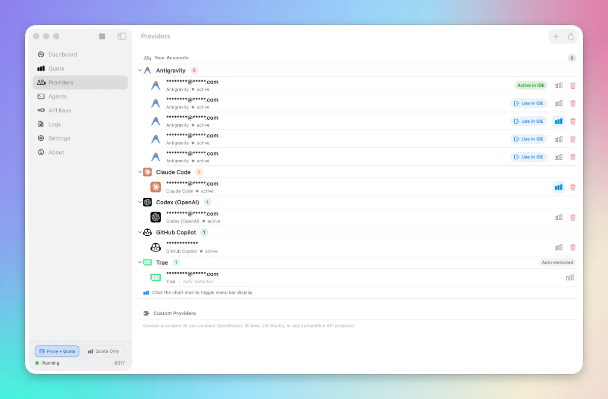 Quotio screenshot