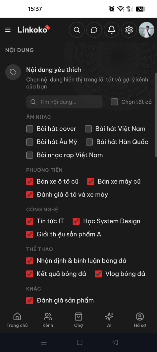 Linkoko screenshot