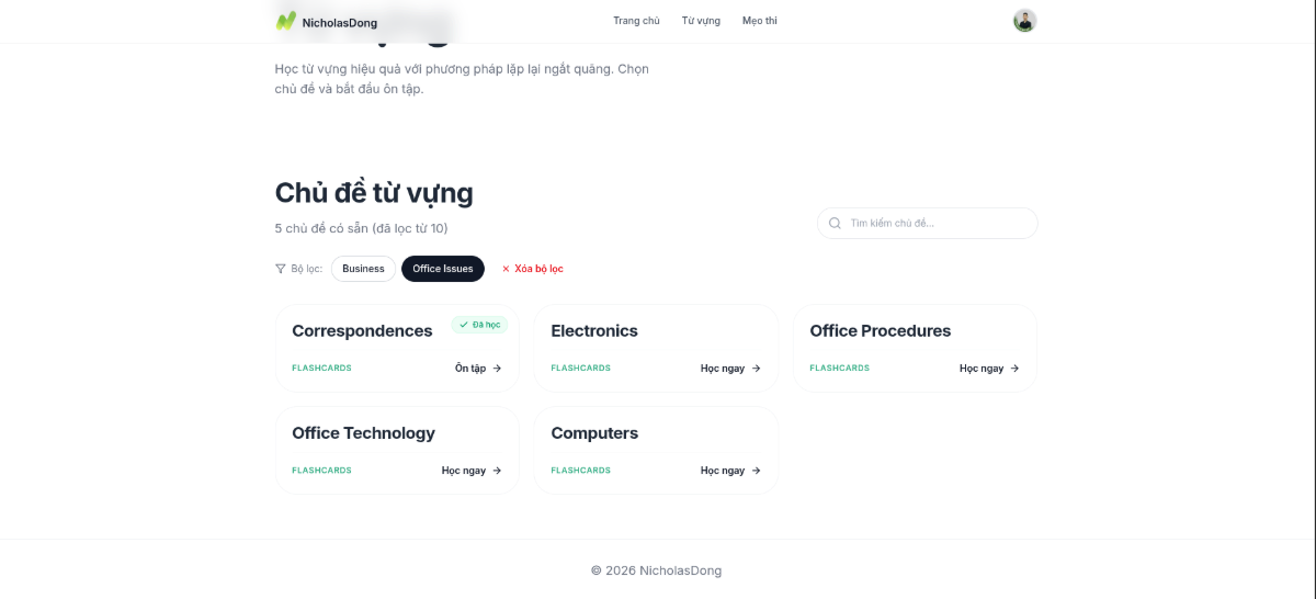 Luyện toeic screenshot