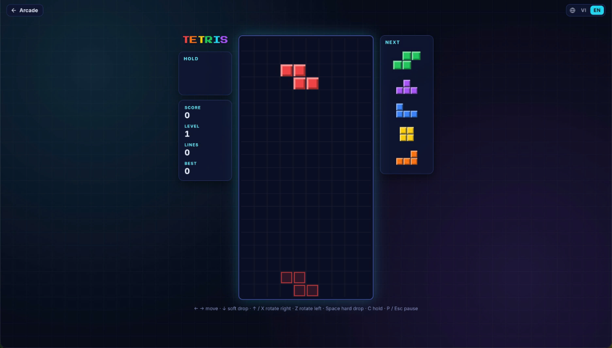 NTH Arcade screenshot