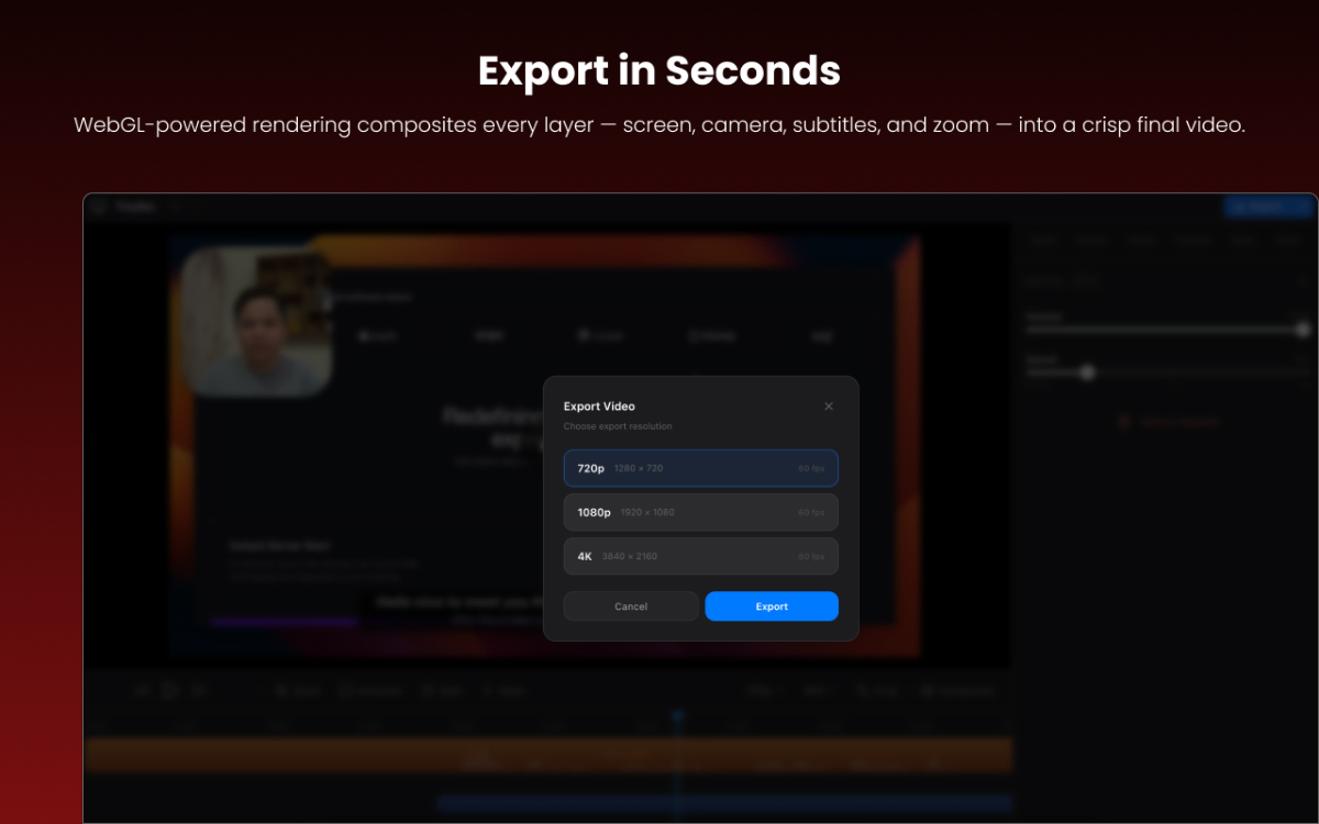 TinyRec screenshot
