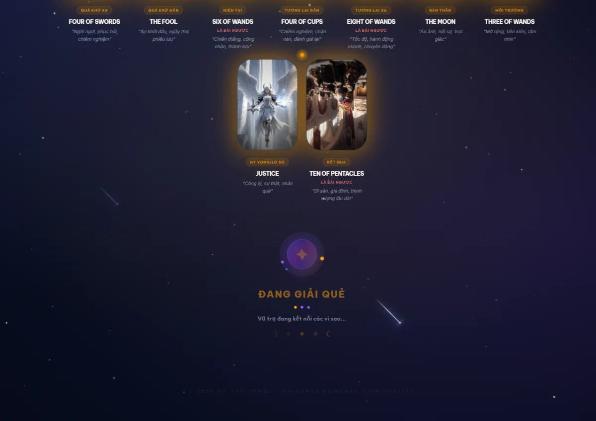 Huyền Bí Tarot screenshot