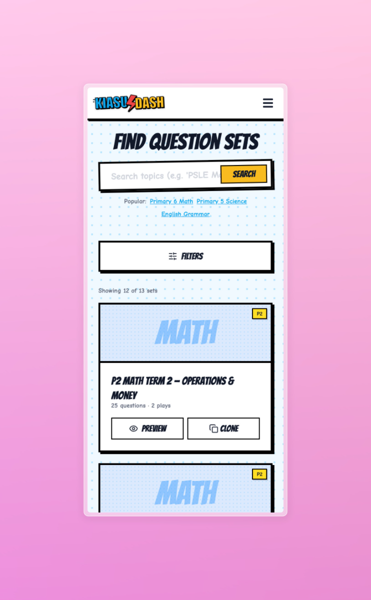 KiasuDash screenshot