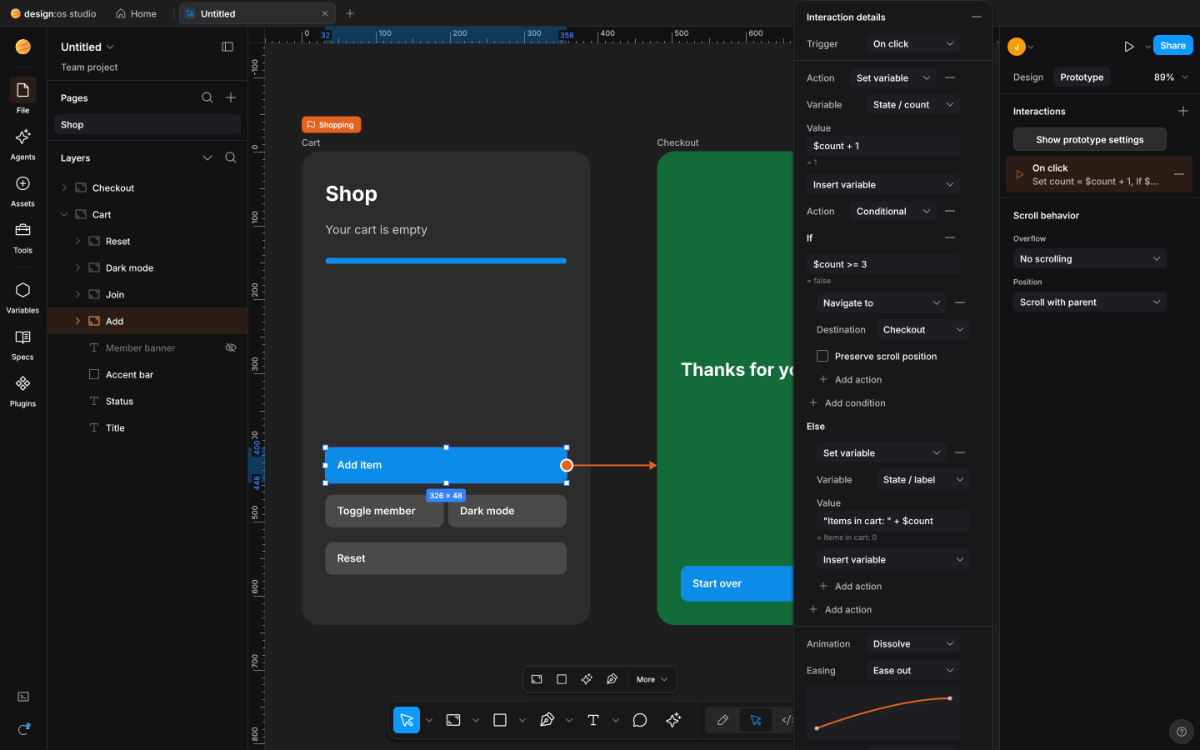 DESIGN:OS Studio screenshot