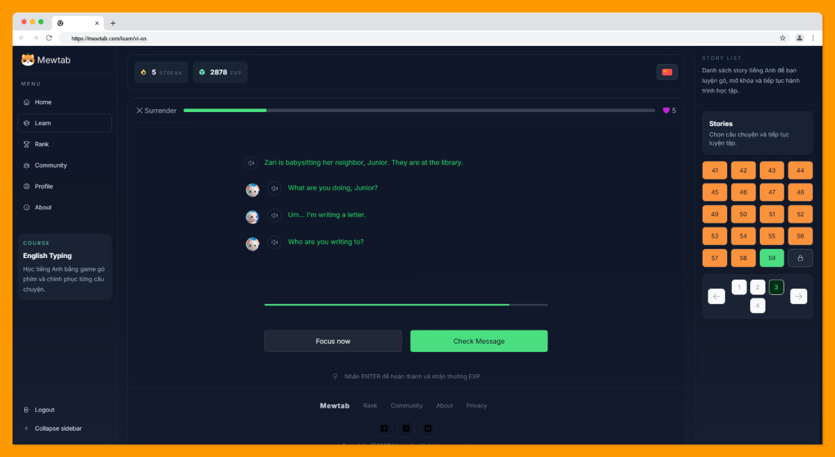 Mewtab screenshot
