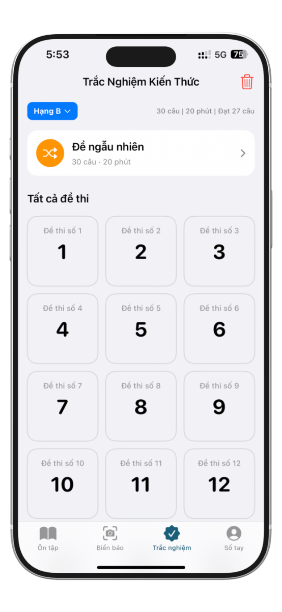 Ôn thi GPLX screenshot