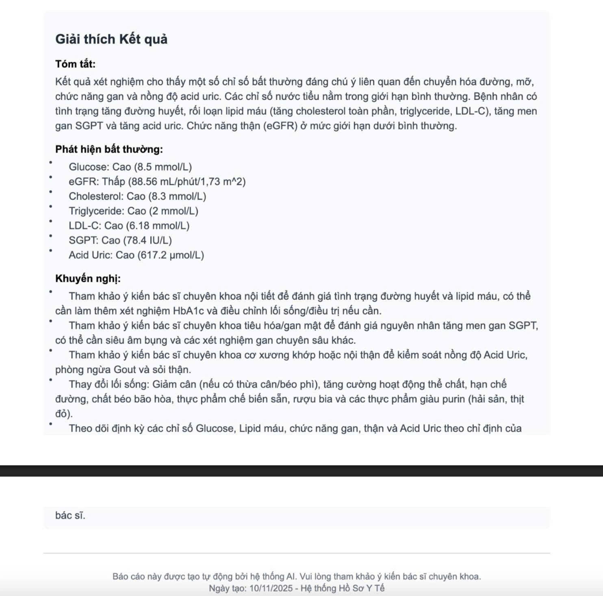 Hồ Sơ Y Tế Online screenshot
