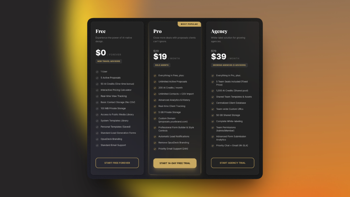 Opusdeck screenshot