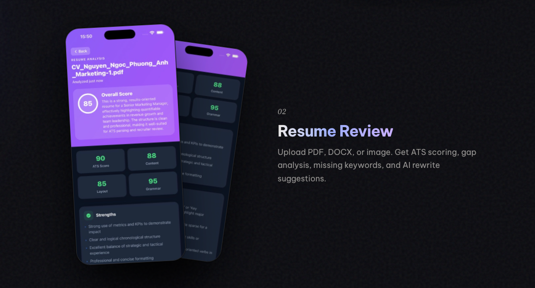 HireNova screenshot