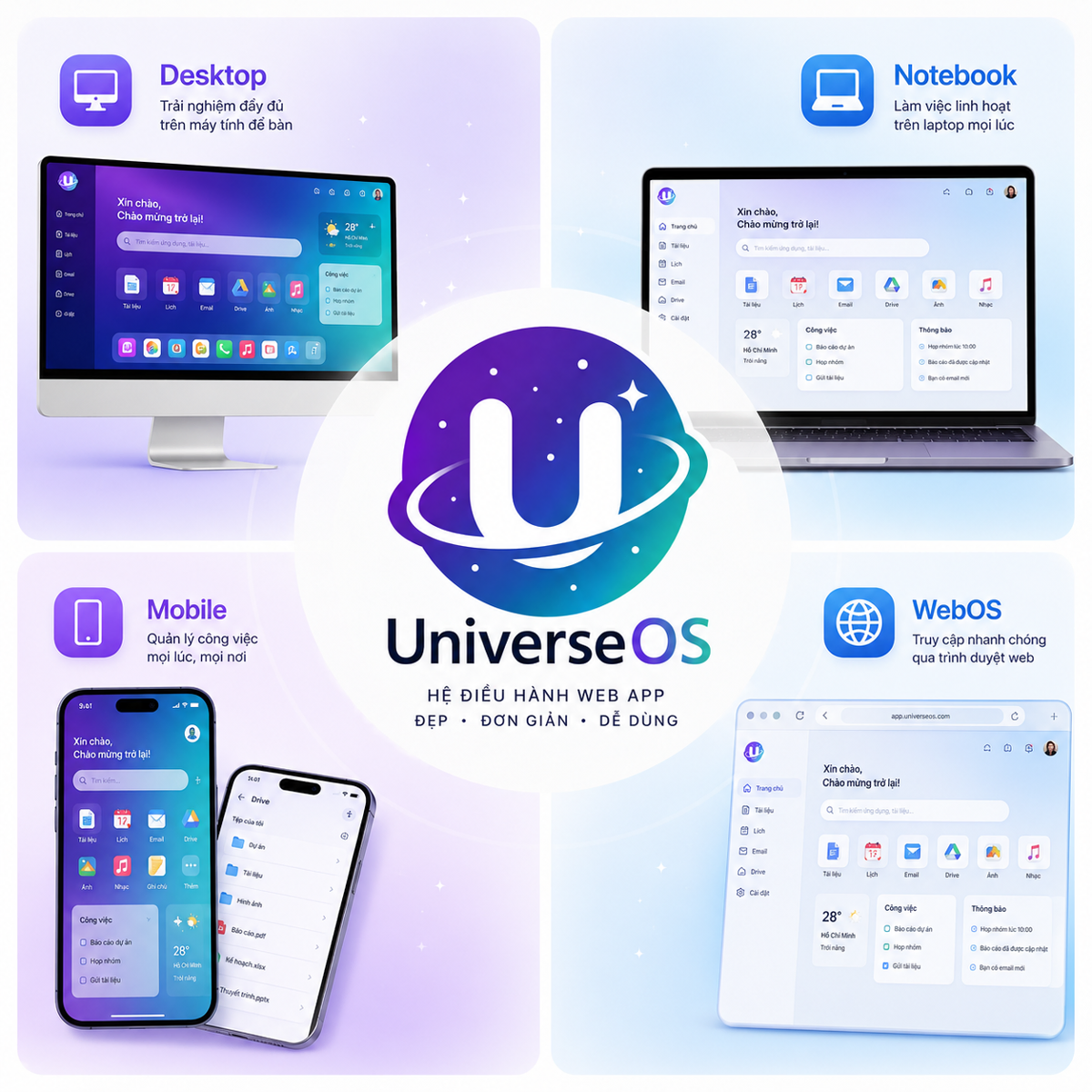UniverseOS screenshot