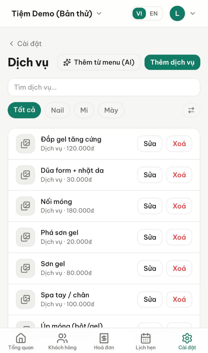 Quenify screenshot