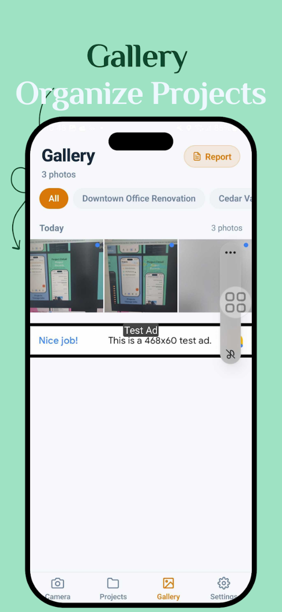 FieldStamp: GPS Camera App screenshot