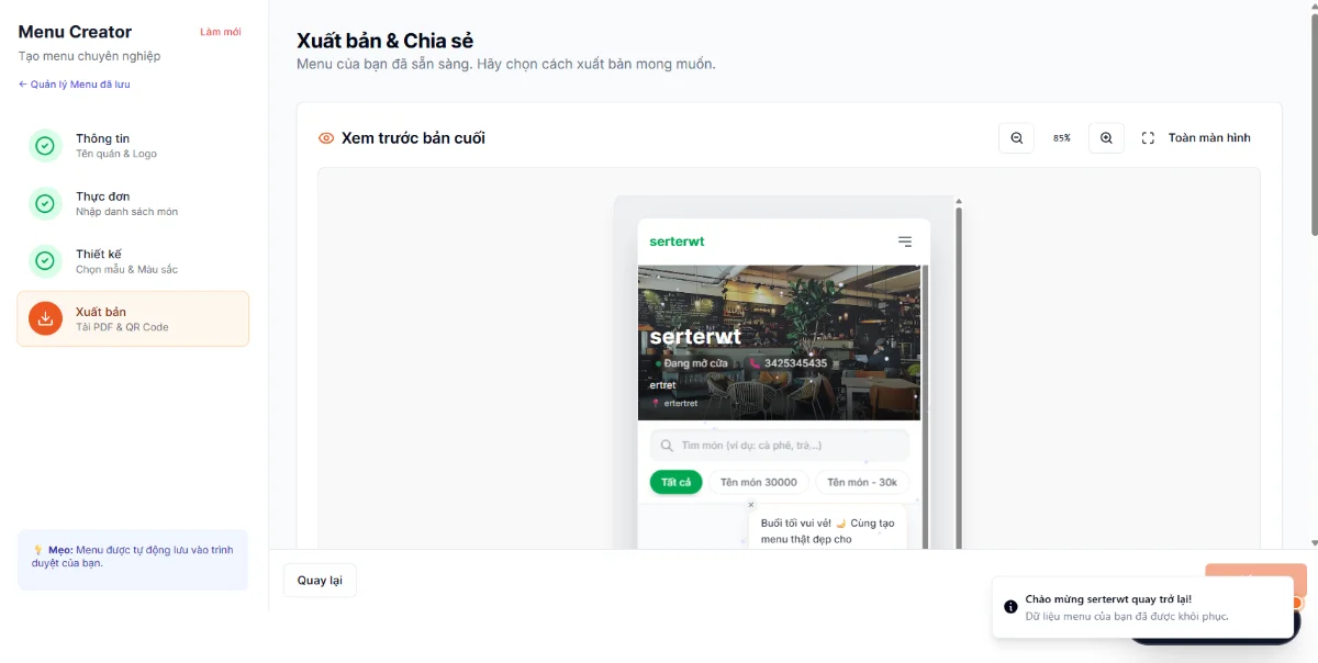 Ghiền cà phê.com screenshot