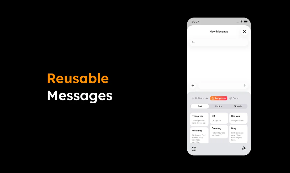 TypingMate: AI Shortcuts Keyboard App screenshot