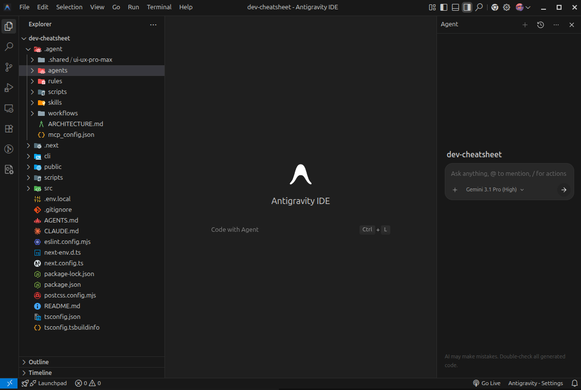 Dev Vibe Agent screenshot
