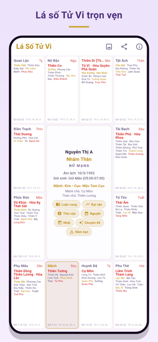 Tử Vi Studio screenshot