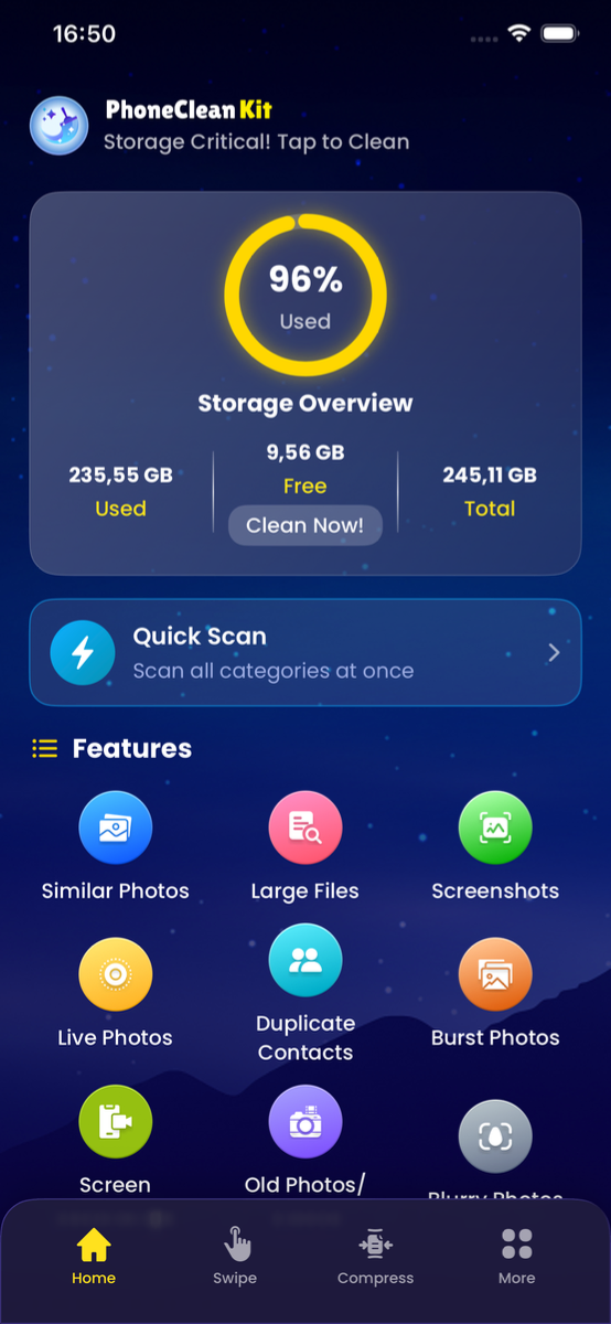PhoneCleanKit screenshot