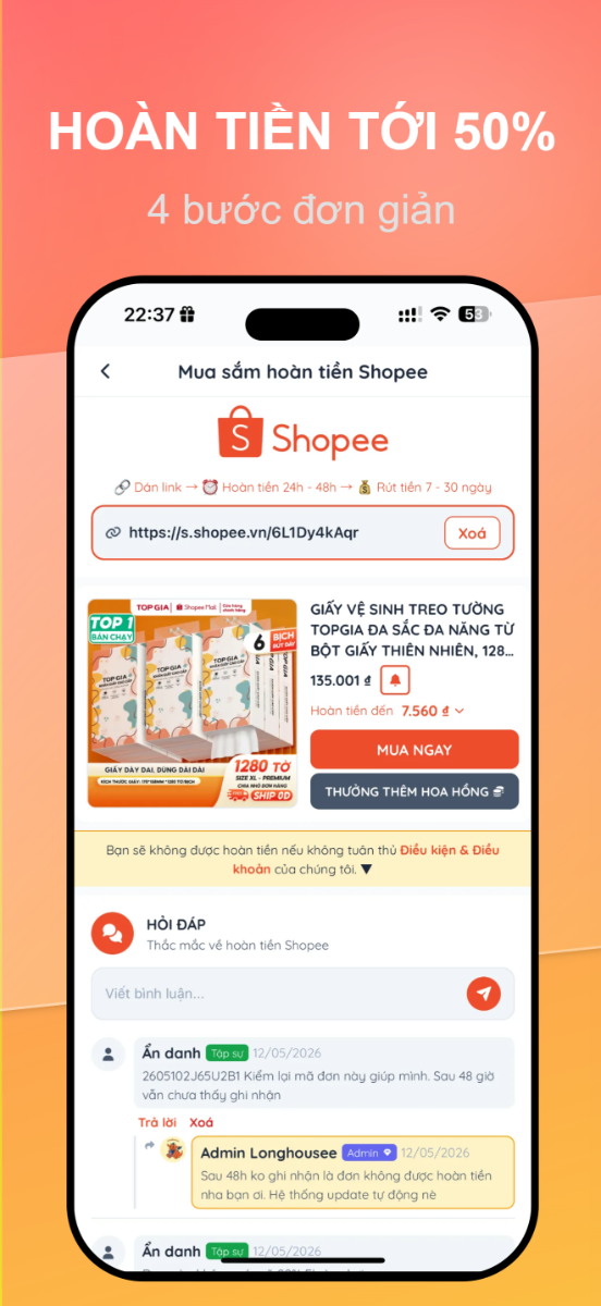 Săn sale cùng Longhousee screenshot