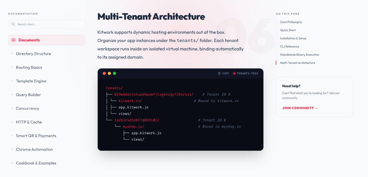 Kitwork screenshot