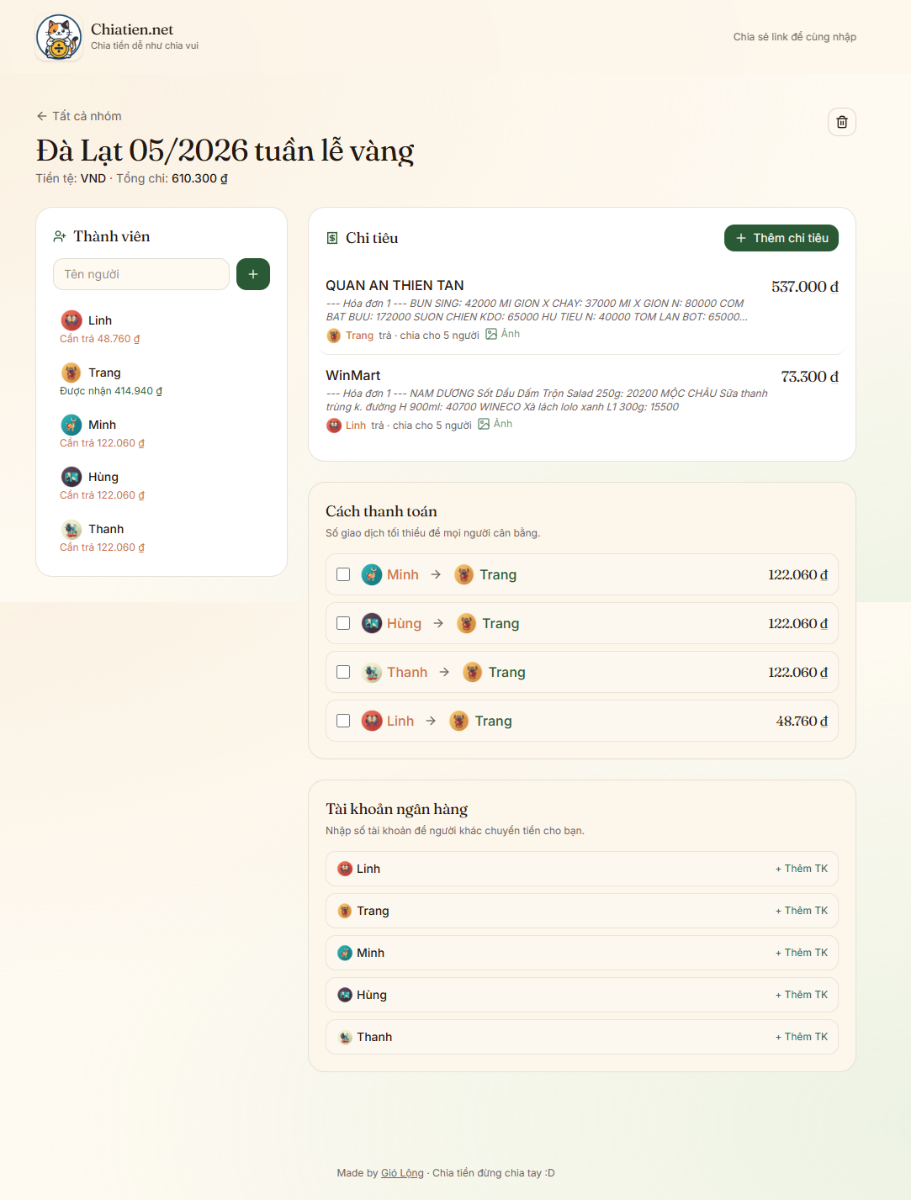 Chiatien.net screenshot