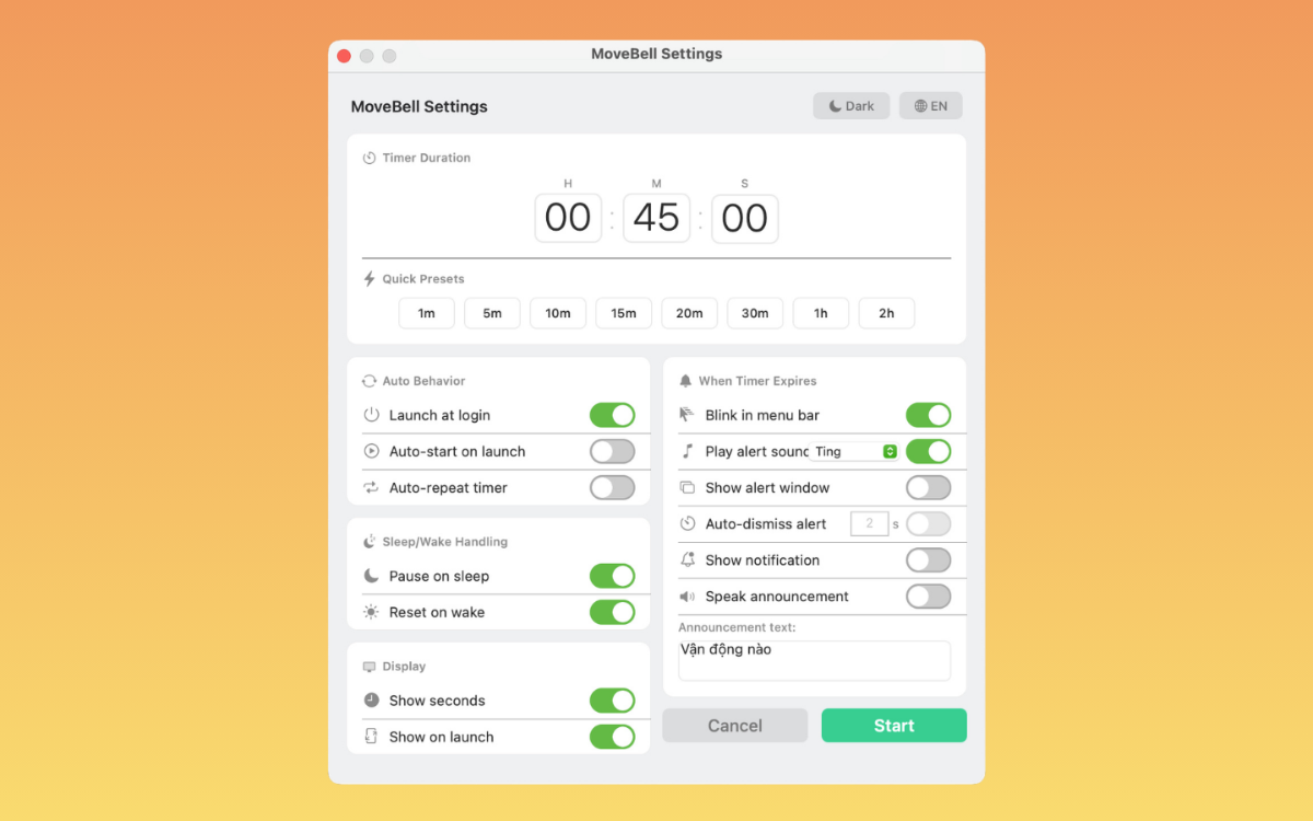 MoveBell screenshot
