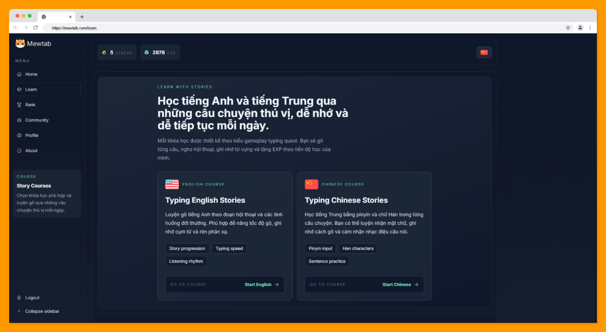 Mewtab screenshot