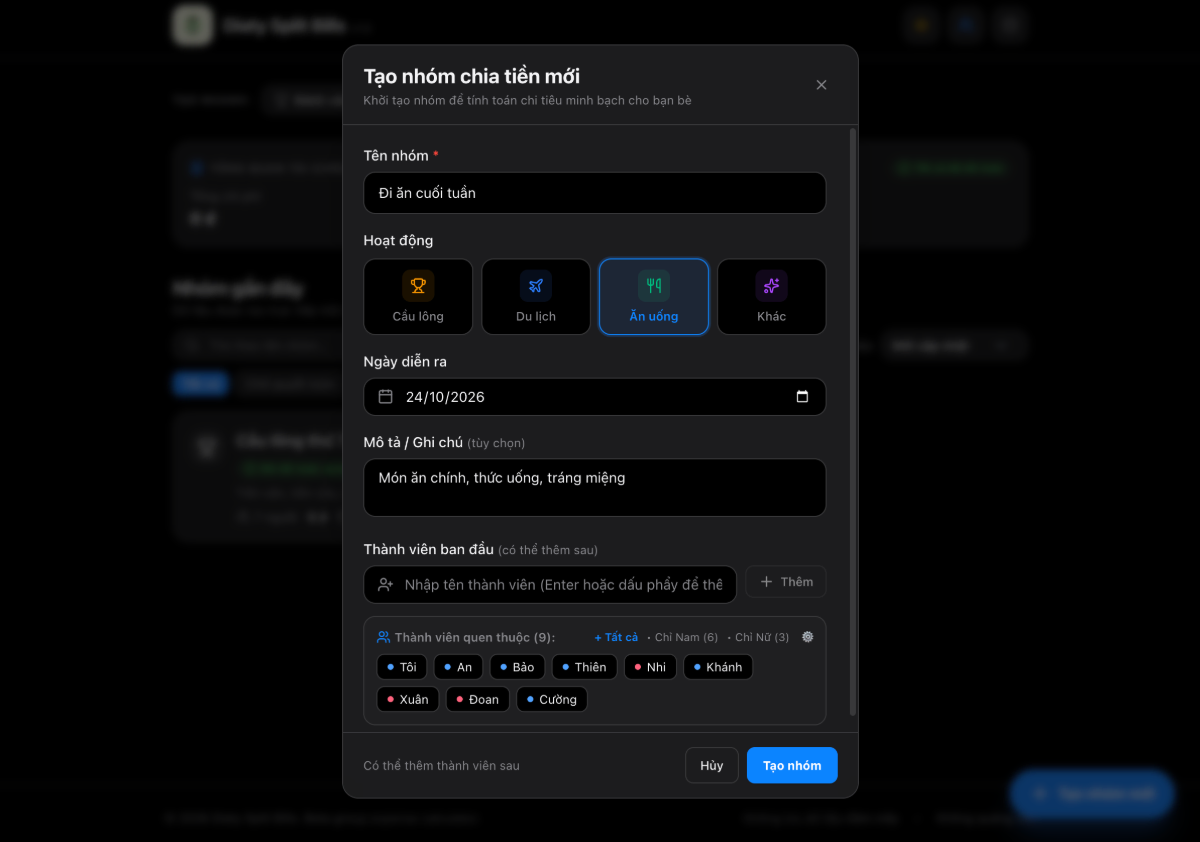 Diaty Split Bills screenshot