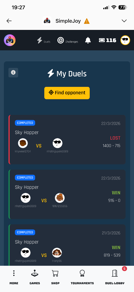 SimpleJoy screenshot