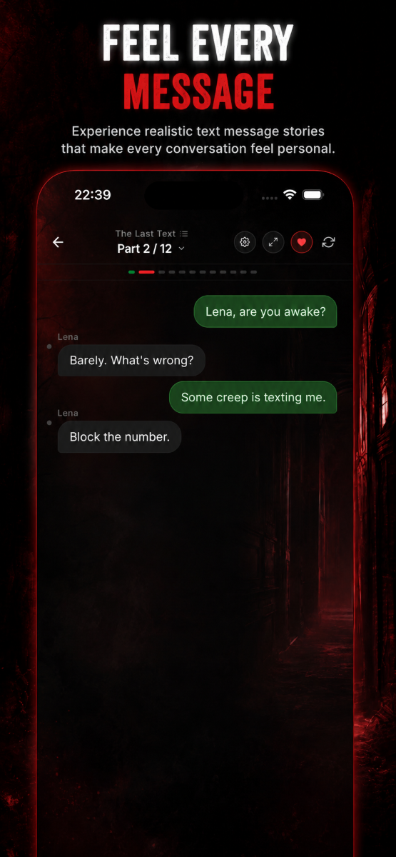 Horror Chat Stories screenshot