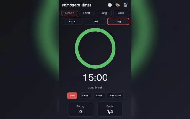 Pomodoro Timer screenshot