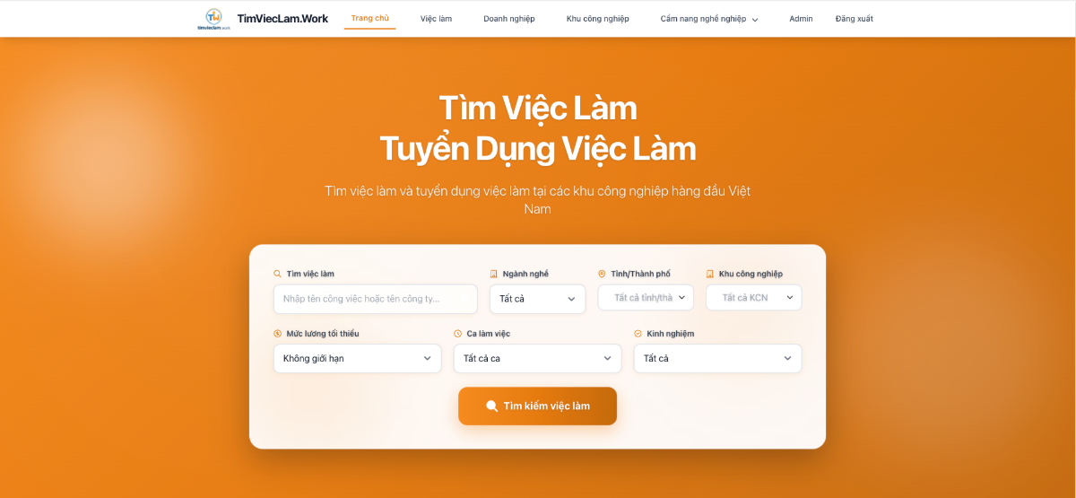 timvieclam.work screenshot