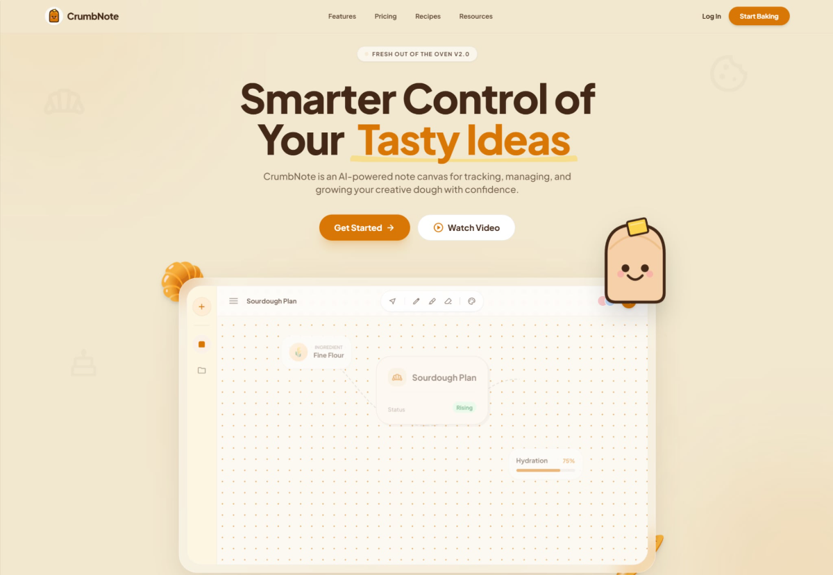 CrumbNote screenshot
