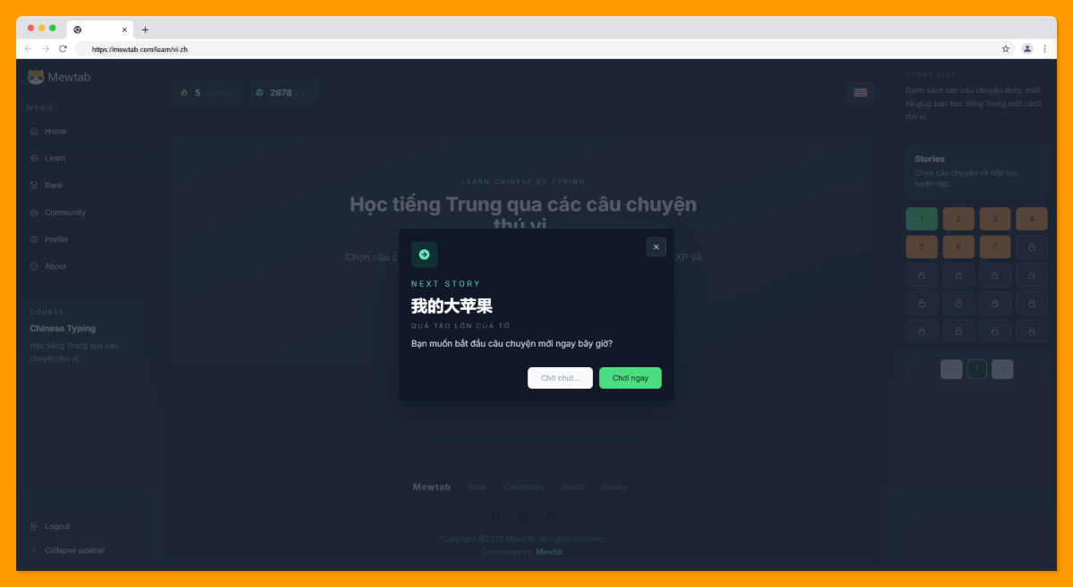 Mewtab screenshot