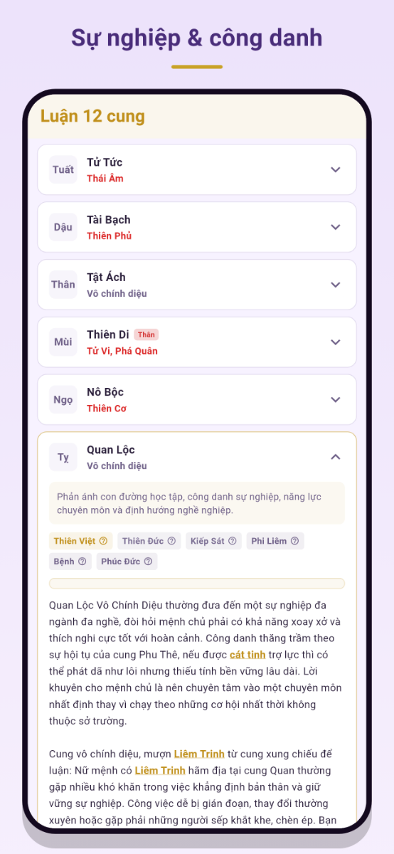 Tử Vi Studio screenshot