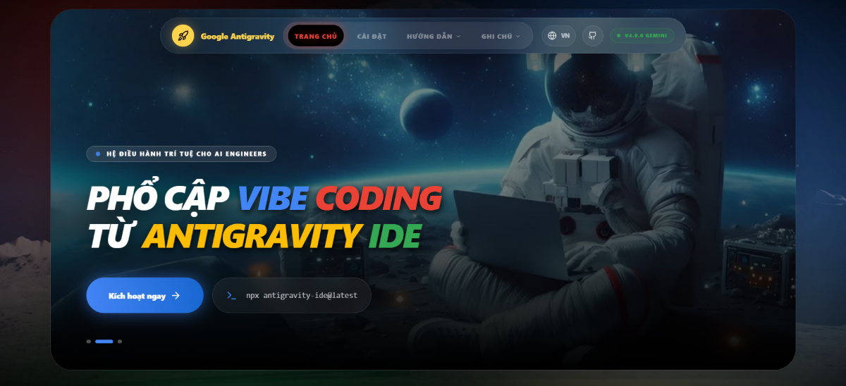 Antigravity CLI for Vibe Coding screenshot