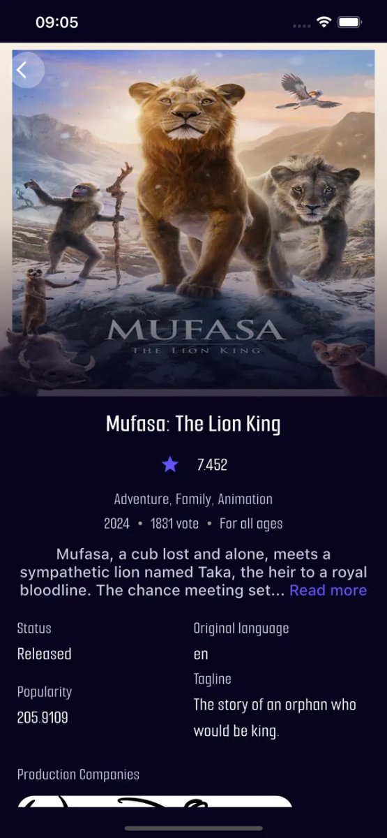 Movie Sense: Film & TV Shows screenshot
