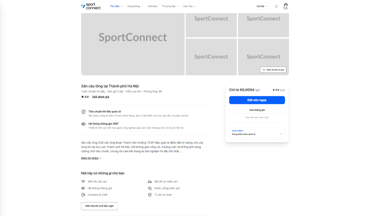 SportConnect screenshot