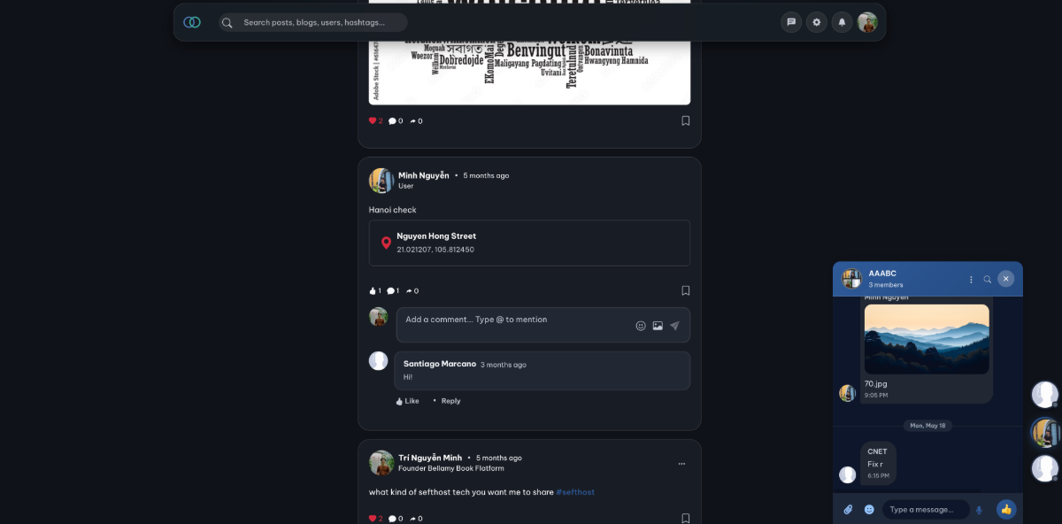 Bellamy Book screenshot
