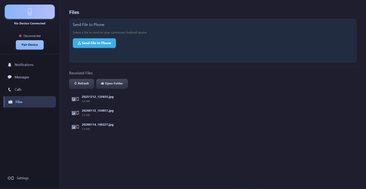 PhoneUnison screenshot