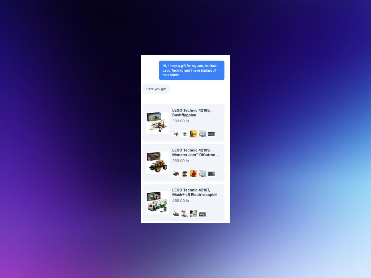 BubblaV AI Chatbot screenshot