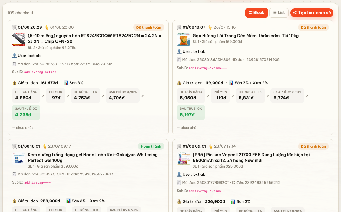 ZaloBot Hoàn Tiền screenshot